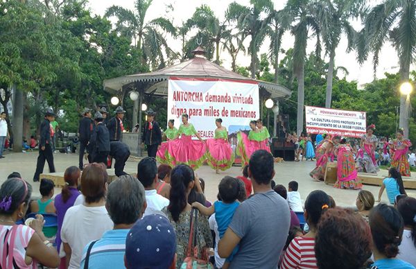 Continúa Antorcha jornadas de protesta en Veracruz