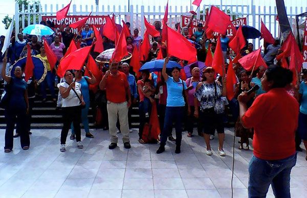 Antorchistas sinaloenses más enérgicos y unidos a 15 días de plantón