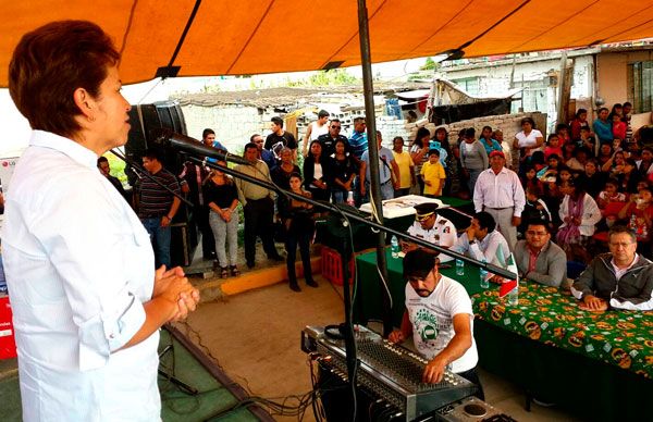 La fuerza del pueblo está en su unidad: Maricela Serrano  