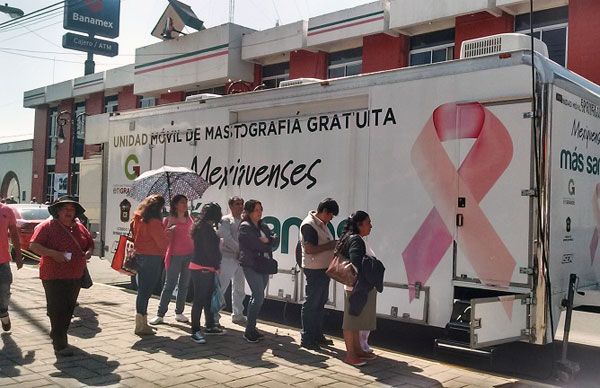 Campaña contra el cáncer en Ixtapaluca