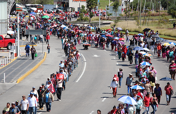 10 mil antorchistas exigen 54 mdp al gobierno estatal