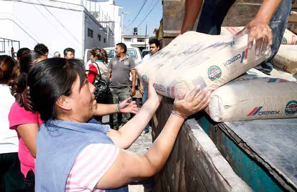 Apoya Movimiento Antorchista a familias texcocanas en hacinamiento 