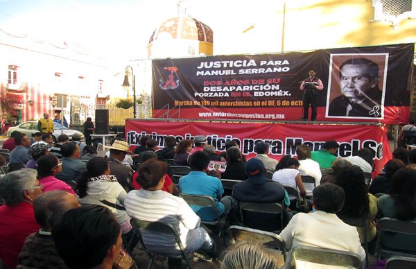 Con música, Antorcha exige justicia