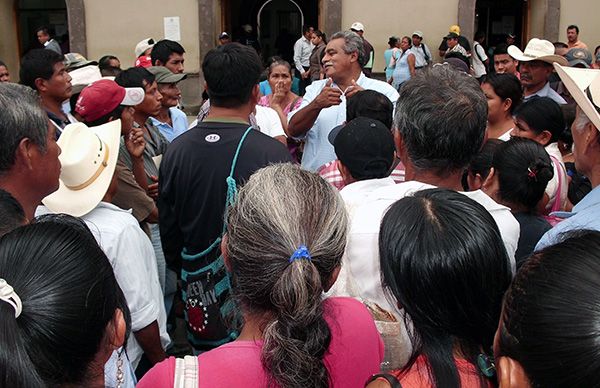 Se movilizan Antorchistas en Tamazunchale 