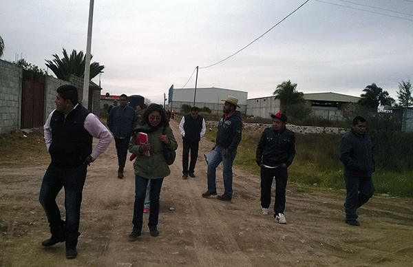 Funcionarios realizaron recorrido en la colonia Calamanda