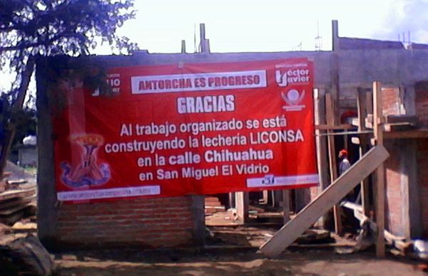 Avanza construcción de nueva lechería en San Miguel El Vidrio