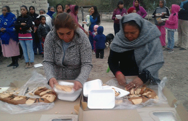 Siguen festejando el Día de Reyes antorchistas de Tula