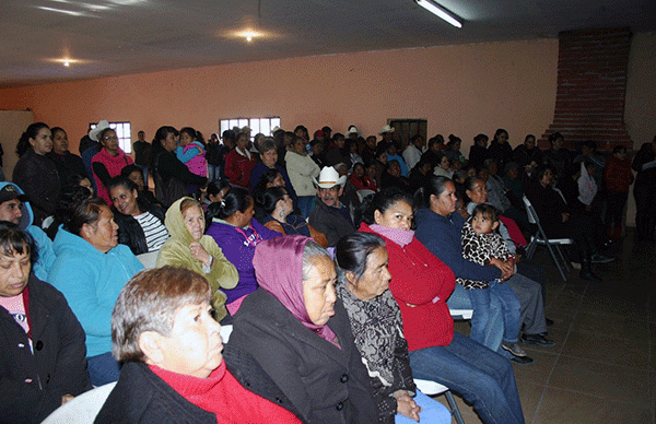 Se pronuncian por crecer, plenos antorchistas de la Sierra de Chihuahua