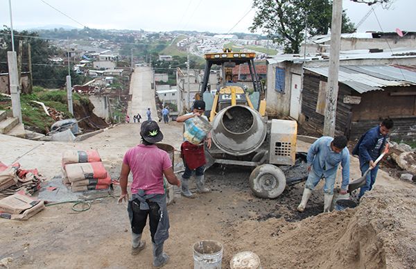 En marcha obras sociales para Margarita Morán Veliz de Xalapa