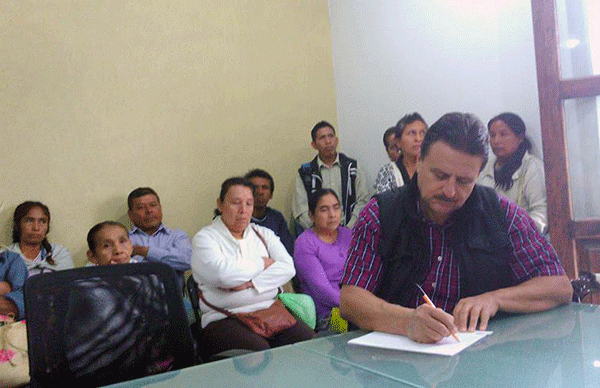 Agendan nueva reunión con alcalde de Orizatlán