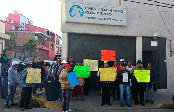 Trabajadores de Nicolás Romero Presentan queja por despidos ante la CDHEM