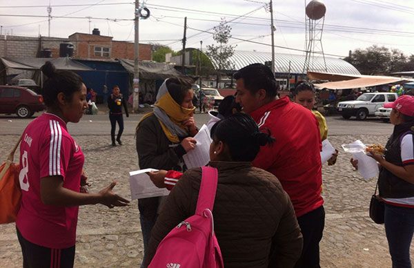 Antorchistas de La Cañada anuncian manifestación 