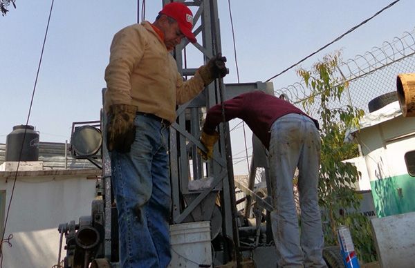 Mejoran calidad del agua con trabajos de mantenimiento a pozos y cárcamos