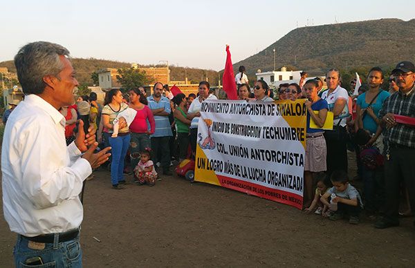 Arranca obra de techumbre de usos múltiples en la Unión Antorchista