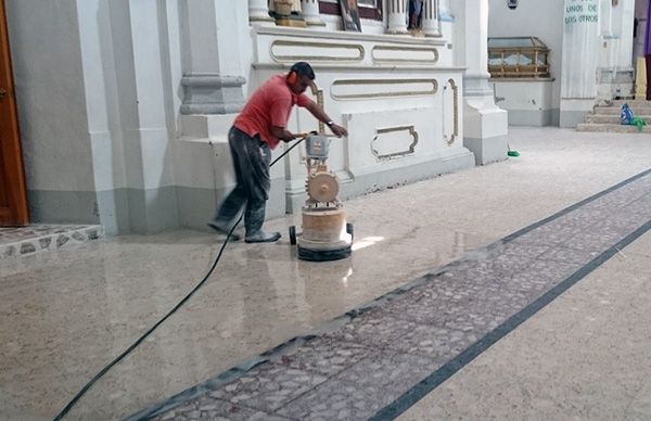 Obras escolares y de pavimento, lleva Movimiento Antorchista a San Diego, Texcoco