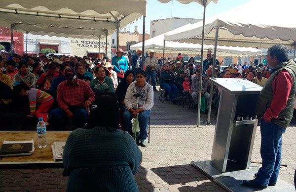 250 familias antorchistas de Fresnillo logran apoyos del programa anti hambre de SEDESOL