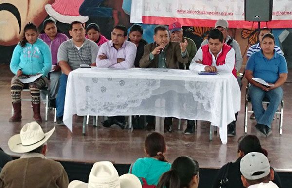 Asamblea de antorchistas jaumavenses