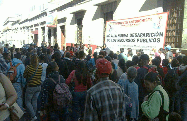 Tozudez burocrática en el Ayuntamiento de Morelia: Antorcha