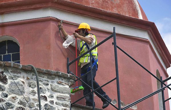 Inician trabajos de restauración en parroquia de La Conchita