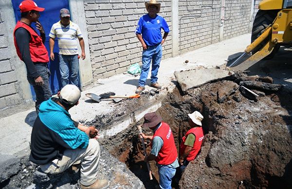 ODAPAS Chimalhuacán da mantenimiento a sistema hidráulico