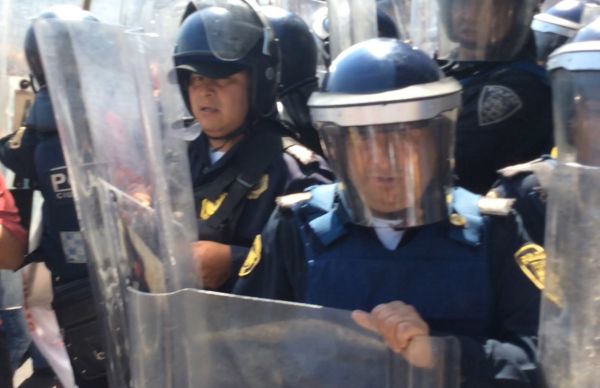 Reprime gobierno de la CDMX manifestación antorchista