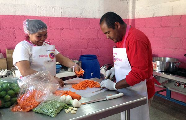 Comedor comunitario en Milpa Alta, un logro más del Movimiento Antorchista