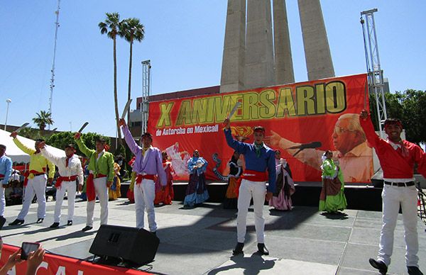 5 mil antorchistas cachanillas celebran 10 años de lucha y resultados