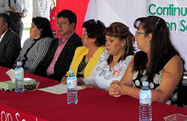 El gobierno municipal comprometido en cumplir compromisos para el sector educativo