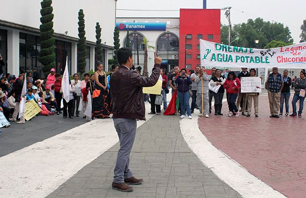 Antorchistas de Ecatepec exigen respuesta a pliego de solicitudes