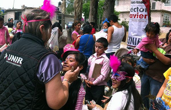 En todo Nicolás Romero Antorcha celebra a los niños