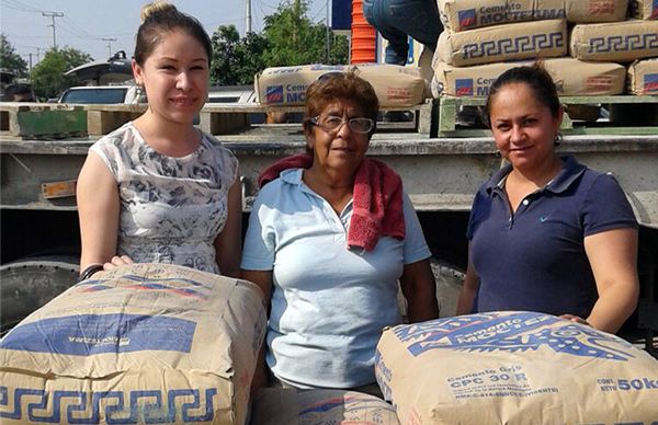 El Movimiento Antorchista de Nuevo Laredo  entrega material de vivienda