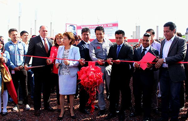 Inauguran instalaciones de la Escuela Preparatoria Oficial 332 Manuel Serrano Vallejo