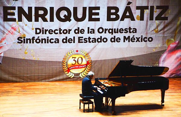 Celebra Enrique Bátiz, 30 años de lucha con recital de piano