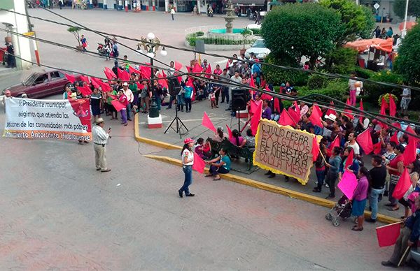  Zacualtipán en lucha por la ineficiencia del gobierno municipal