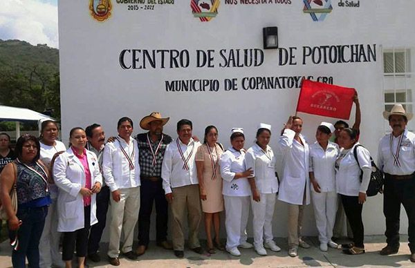 Centro de Salud de Potoichan, logro de diputados federales antorchistas