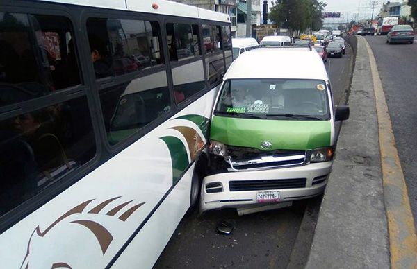 Inseguro e ineficiente el trasporte público de Nicolás Romero