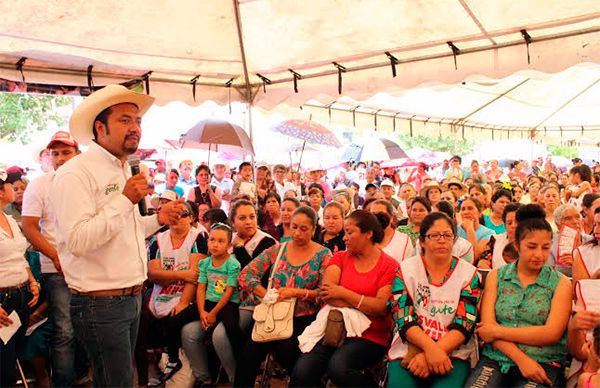 La confianza del pueblo está en candidatos de Zacatecas primero: Osvaldo ávila 