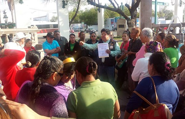 Antorchistas de Nuevo Laredo gestionan un Parque de Barrio