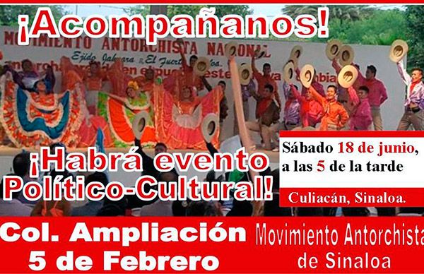 Antorchistas festejarán el VI Aniversario de la col.Ampliación 5 de Febrero