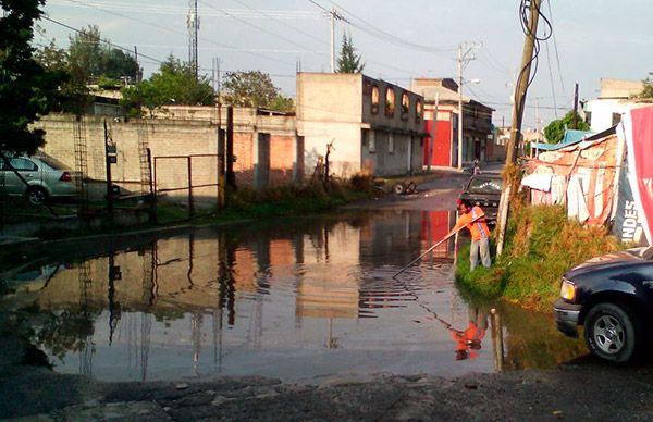 Urge atención ante inundaciones en Nicolás Romero