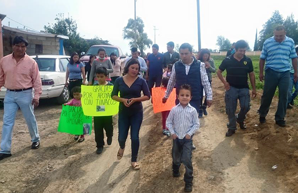 Antorcha sigue impulsando obra social en Nicolás Romero