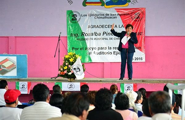 Inicia rehabilitación de Auditorio Ejidal Atlapulco