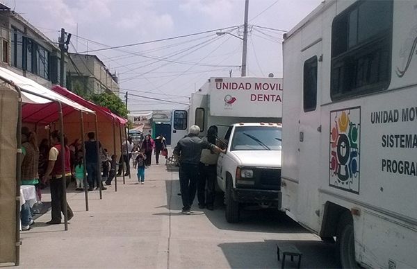 Antorcha gestiona brigada de salud para vecinos de San Miguel Chimalhuacán