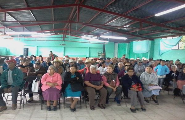 Más de 2 mil adultos mayores beneficiados con el programa 65 y más.