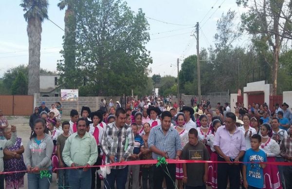 Obras públicas en Villa Hidalgo, resultado de la lucha de un pueblo organizado: Gabriel Gutiérrez Cortés