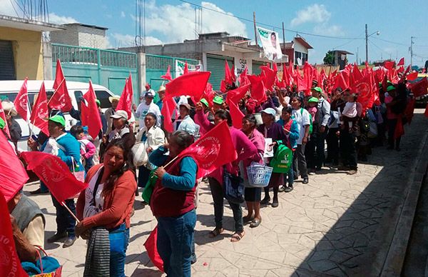 Concluyen introducción de agua potable en Cieneguilla; obra gestionada por Antorcha Campesina 