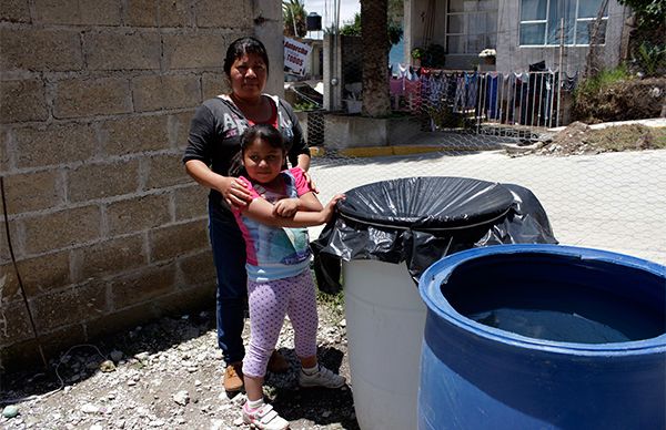 Por fin les darán agua potable