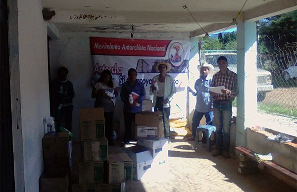 Antorcha continua apoyando al campo en Tejupilco