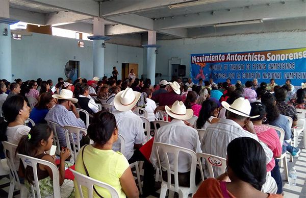 Campesinos de Sonora se comprometen con Antorcha