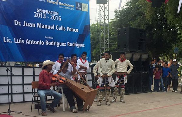 En la preparatoria Felipe Bachomo, rinden homenaje al Doctor Juan Manuel Celis Ponce